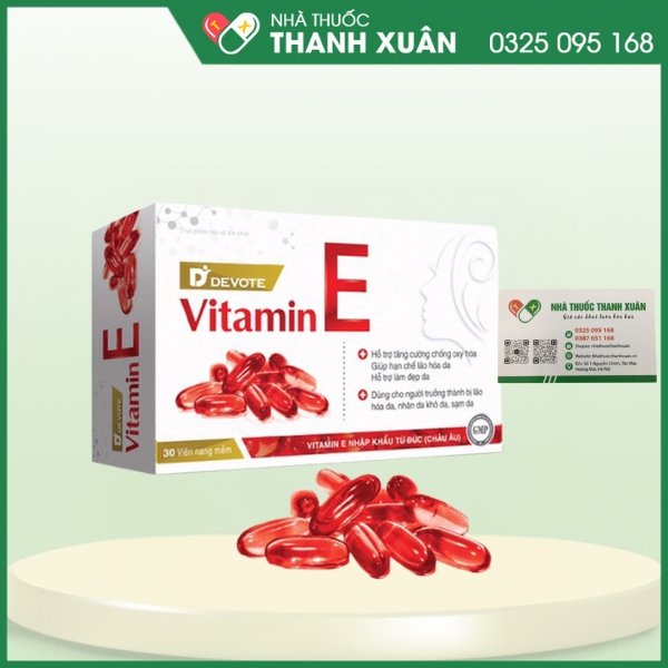 Devote Vitamin E - Bổ sung vitamin E cho cơ thể